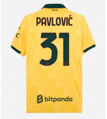 AC Milan Strahinja Pavlovic #31 Tredjetrøje 2025-26 Kortærmet